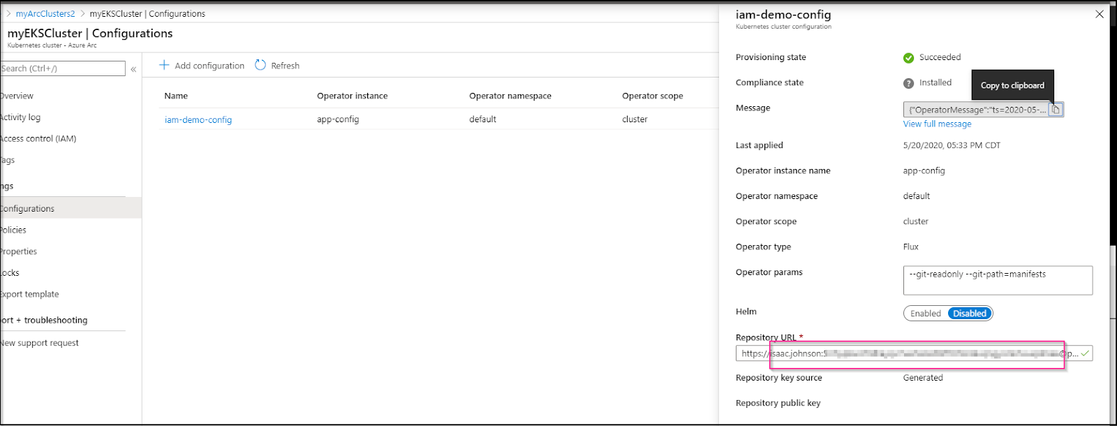 Azure Arc for Kubernetes