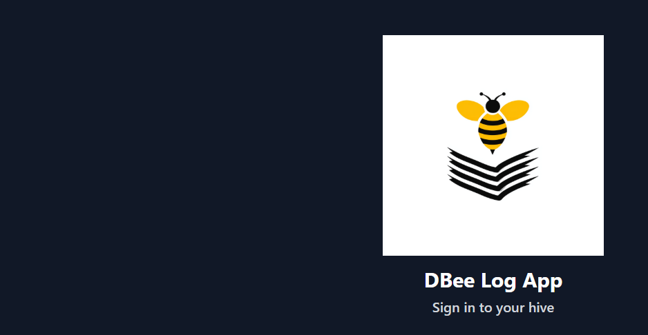 Bolt.new Hackathon: DBeeLogsMe