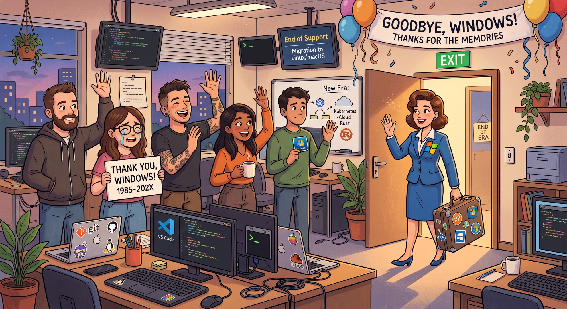 Bye Windows